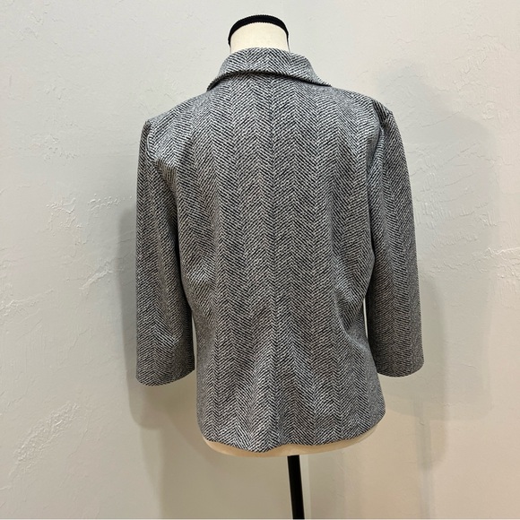 NY&C  Women Gray  Blazer Jacket Cardigan Top Size M - Picture 4 of 10